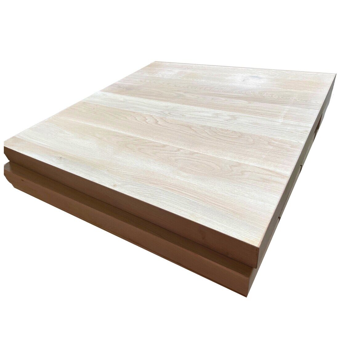 3 inch x 48 x 96 white oak landing
