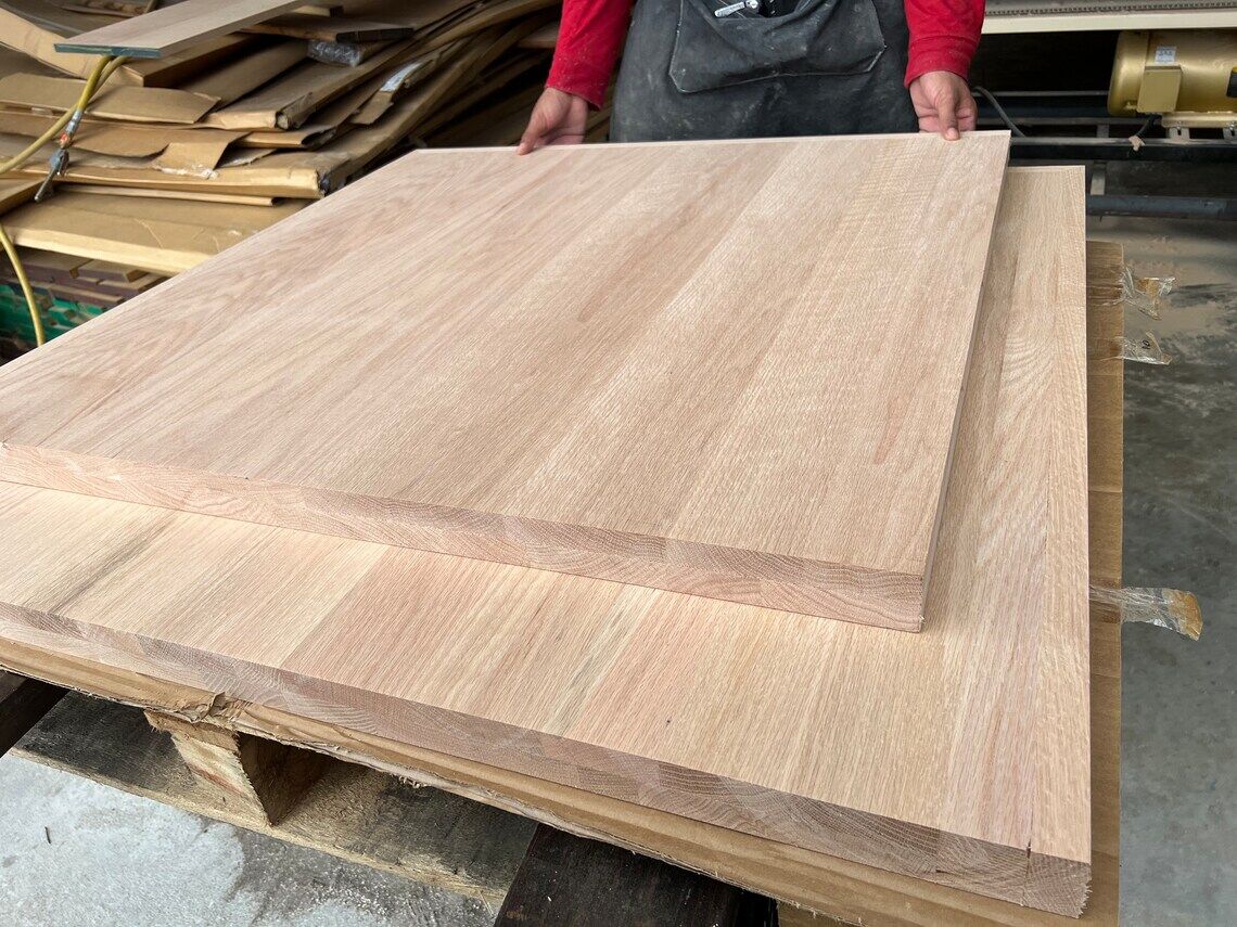 3 x 48 x 96 white oak landing